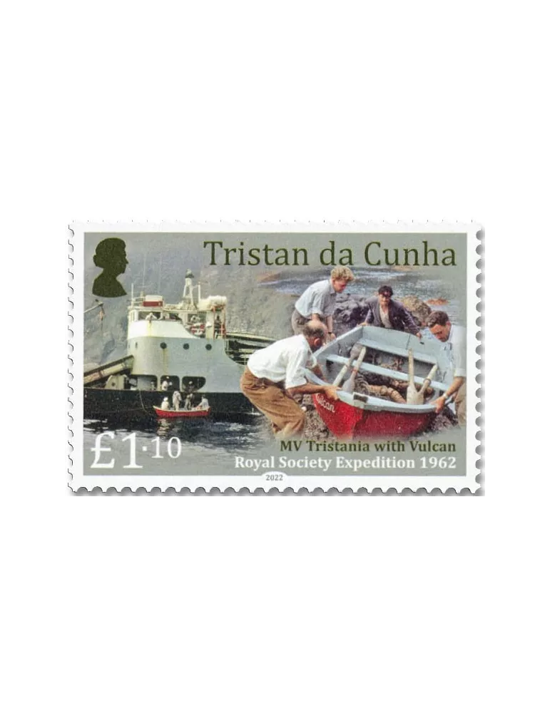 n° 1301/1304 - Timbre TRISTAN DA CUNHA Poste