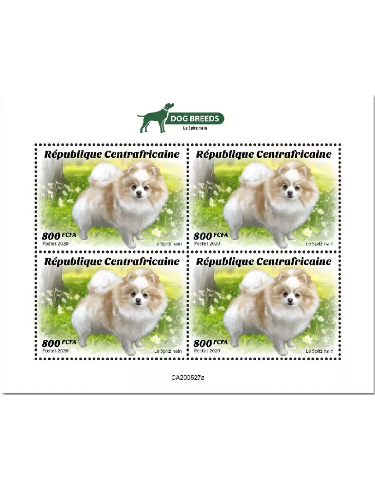 n° 7350  - Timbre CENTRAFRIQUE Poste