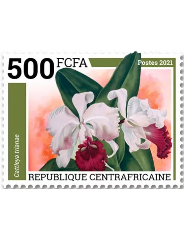 n° 8430/8433  - Timbre CENTRAFRIQUE Poste 2