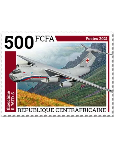n° 8498/8501  - Timbre CENTRAFRIQUE Poste 2