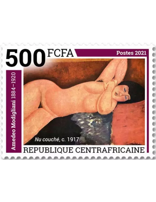 n° 8510/8513  - Timbre CENTRAFRIQUE Poste