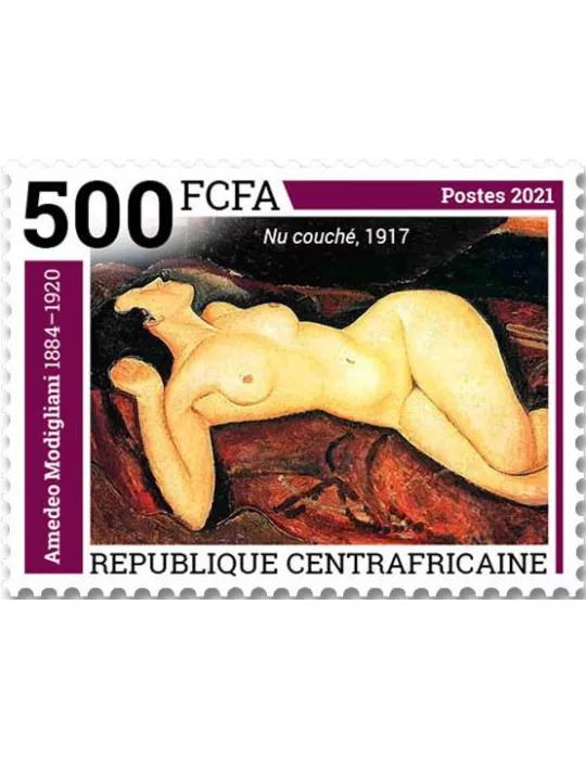 n° 8510/8513  - Timbre CENTRAFRIQUE Poste