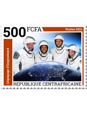 n° 8526/8529  - Timbre CENTRAFRIQUE Poste 2