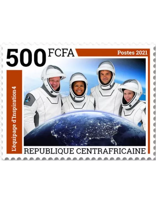 n° 8526/8529  - Timbre CENTRAFRIQUE Poste