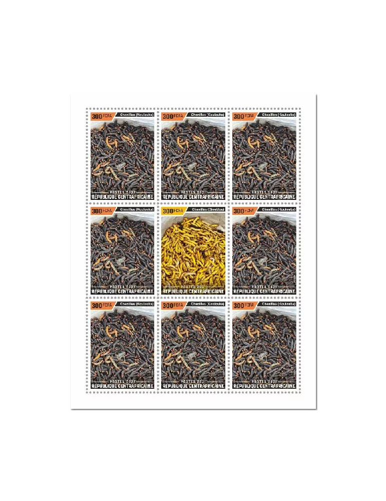n° F8376  - Timbre CENTRAFRIQUE Poste