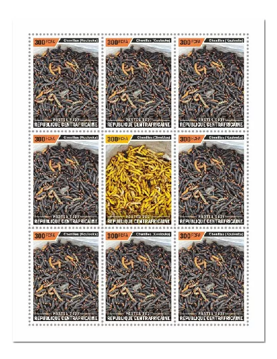 n° F8376  - Timbre CENTRAFRIQUE Poste