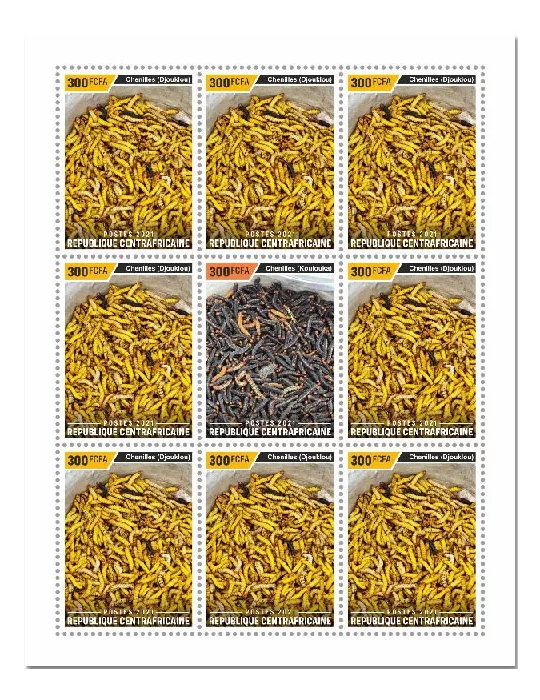 n° F8377  - Timbre CENTRAFRIQUE Poste