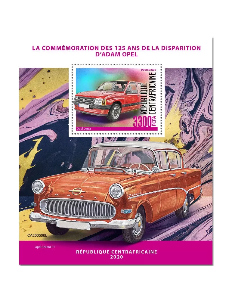n° 1661  - Timbre CENTRAFRIQUE Blocs et feuillets