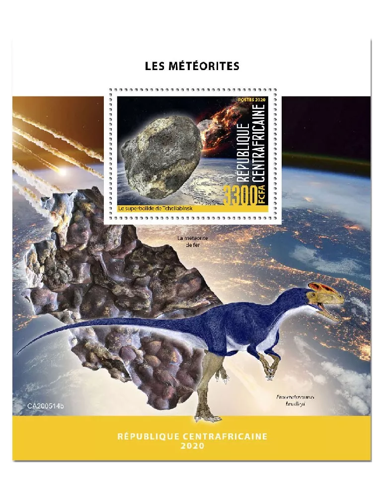 n° 1669  - Timbre CENTRAFRIQUE Blocs et feuillets