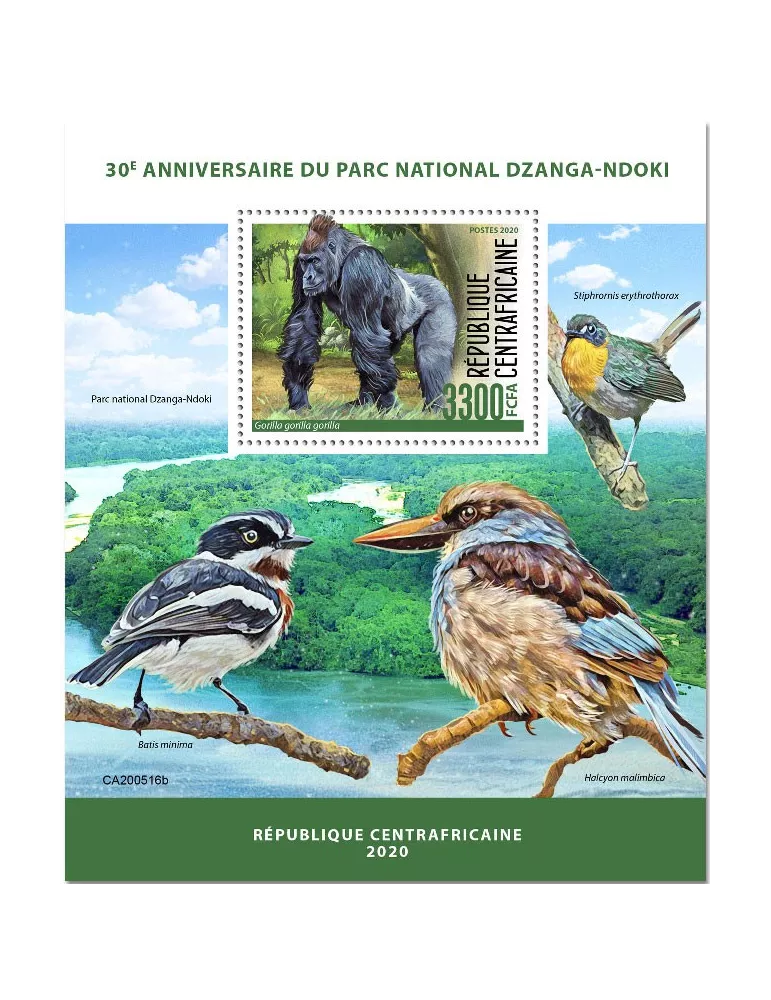 n° 1671  - Timbre CENTRAFRIQUE Blocs et feuillets