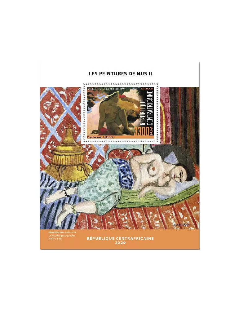 n° 1677  - Timbre CENTRAFRIQUE Blocs et feuillets