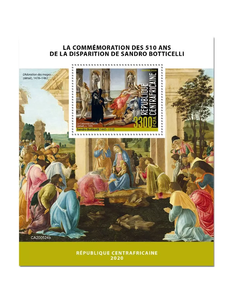 n° 1679  - Timbre CENTRAFRIQUE Blocs et feuillets