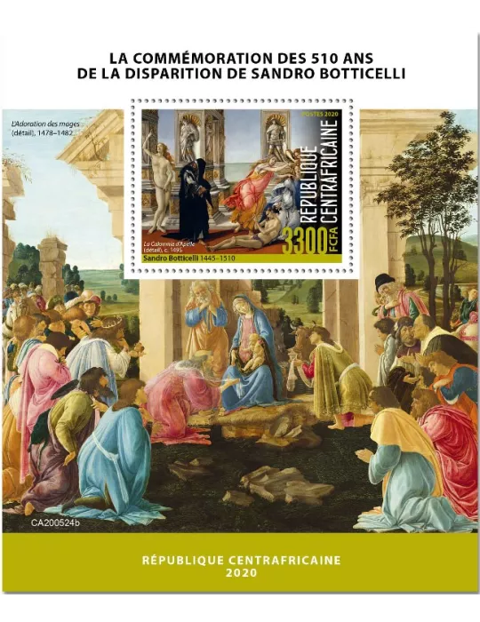 n° 1679  - Timbre CENTRAFRIQUE Blocs et feuillets
