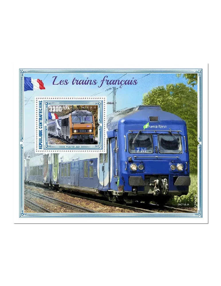n° 1727  - Timbre CENTRAFRIQUE Blocs et feuillets
