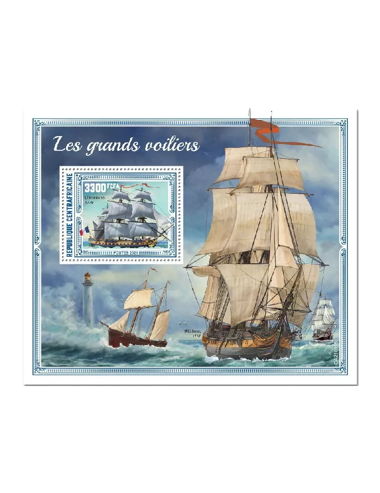 n° 1729  - Timbre CENTRAFRIQUE Blocs et feuillets