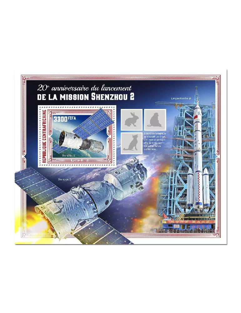 n° 1739  - Timbre CENTRAFRIQUE Blocs et feuillets