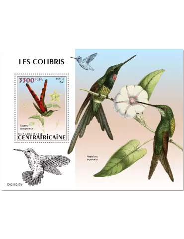 n° 1760  - Timbre CENTRAFRIQUE Blocs et feuillets