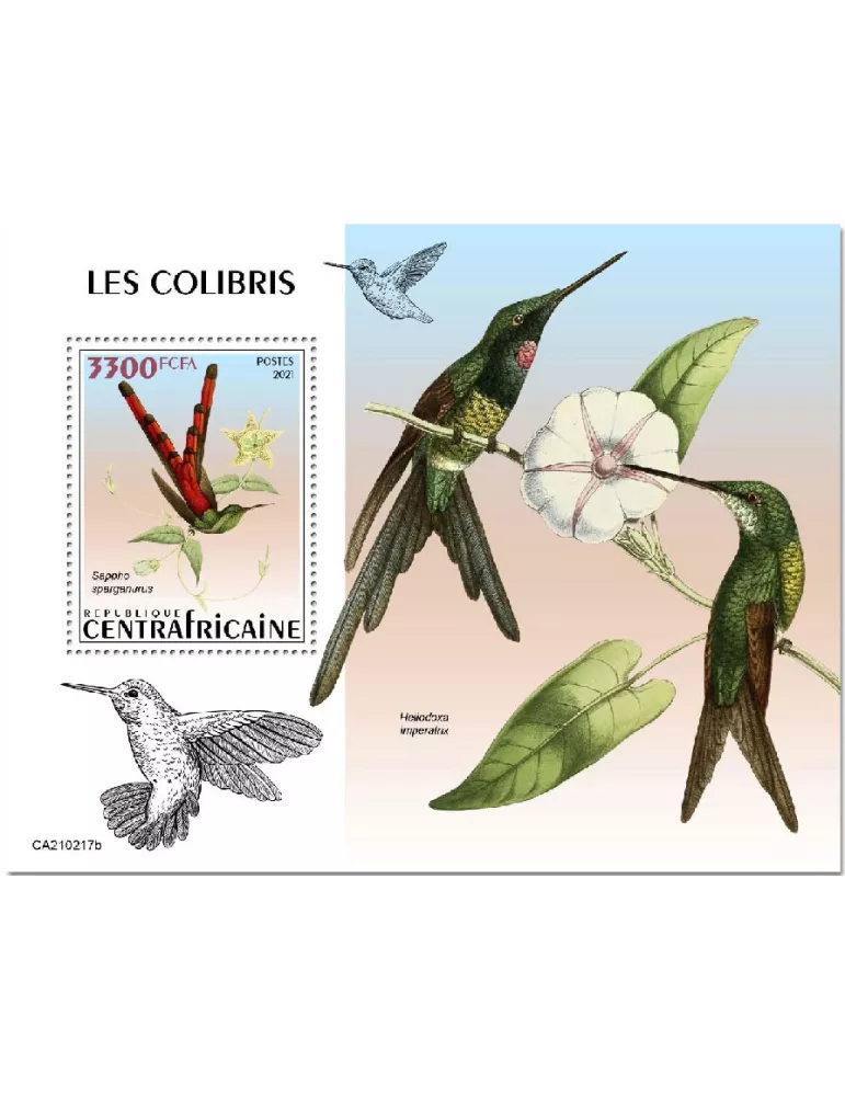 n° 1760  - Timbre CENTRAFRIQUE Blocs et feuillets