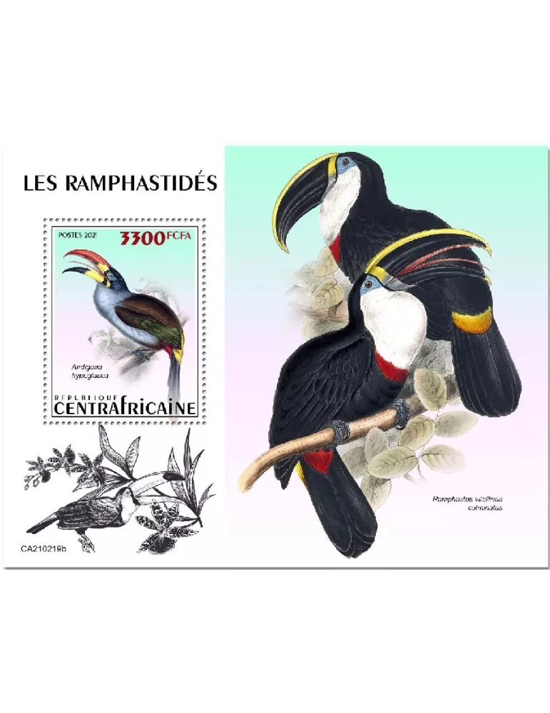 n° 1762  - Timbre CENTRAFRIQUE Blocs et feuillets