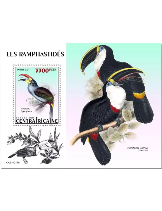 n° 1762  - Timbre CENTRAFRIQUE Blocs et feuillets