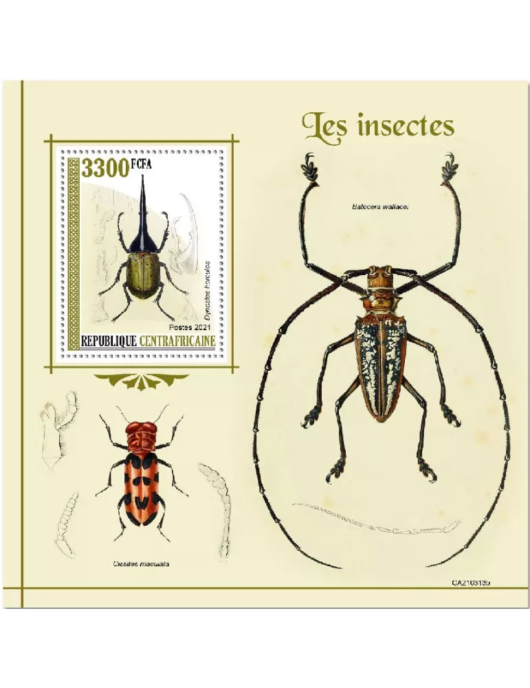 n° 1789  - Timbre CENTRAFRIQUE Blocs et feuillets