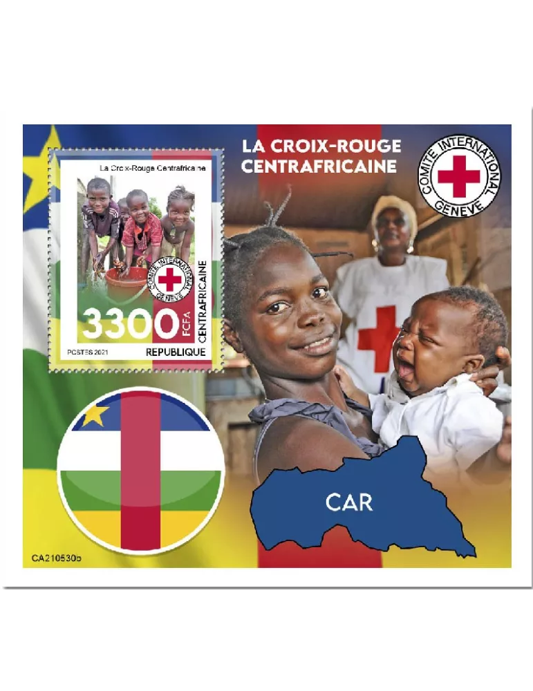 n° 1883  - Timbre CENTRAFRIQUE Blocs et feuillets