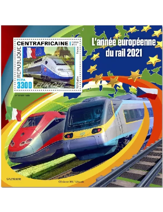 n° 1891  - Timbre CENTRAFRIQUE Blocs et feuillets