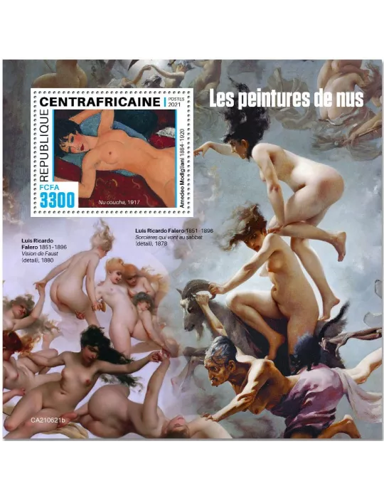 n° 1902  - Timbre CENTRAFRIQUE Blocs et feuillets