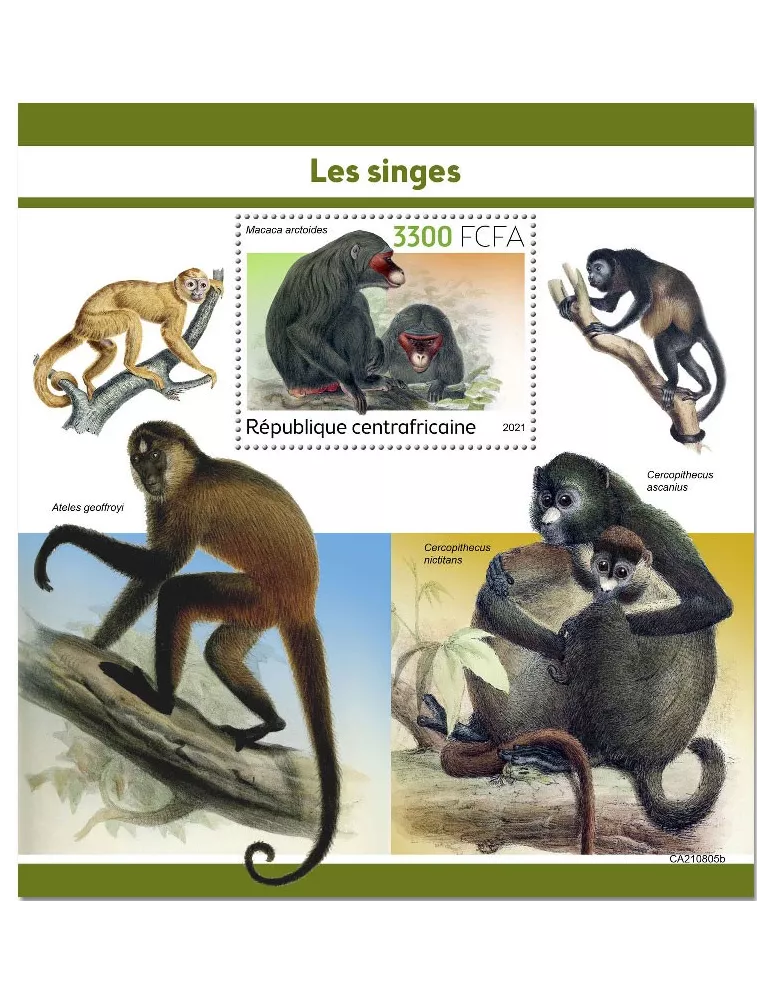 n° 1937  - Timbre CENTRAFRIQUE Blocs et feuillets