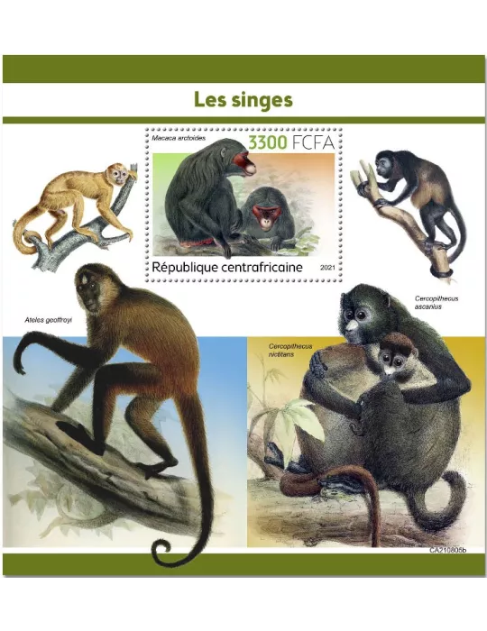 n° 1937  - Timbre CENTRAFRIQUE Blocs et feuillets