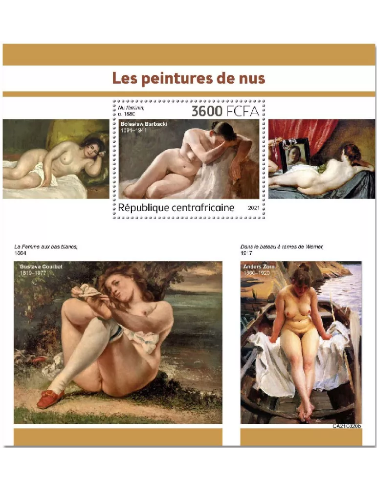 n° 1952  - Timbre CENTRAFRIQUE Blocs et feuillets