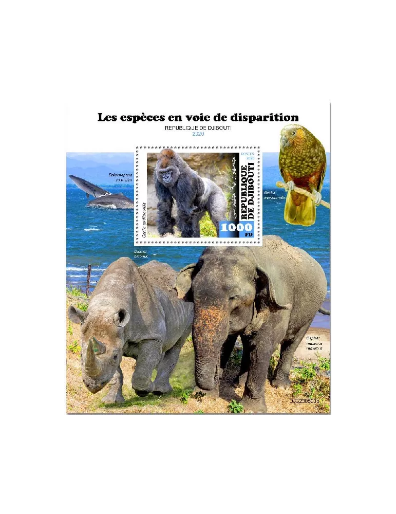 n° 635  - Timbre DJIBOUTI Blocs et feuillets