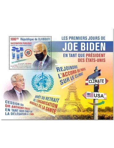 n° 669  - Timbre DJIBOUTI Blocs et feuillets