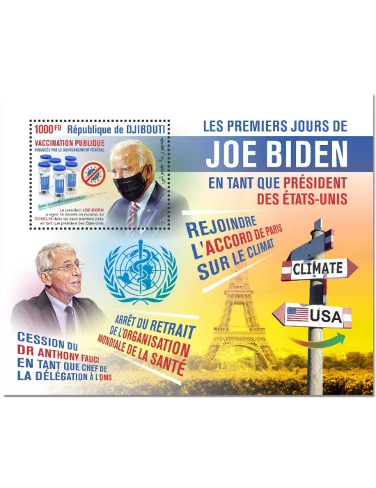 n° 669  - Timbre DJIBOUTI Blocs et feuillets
