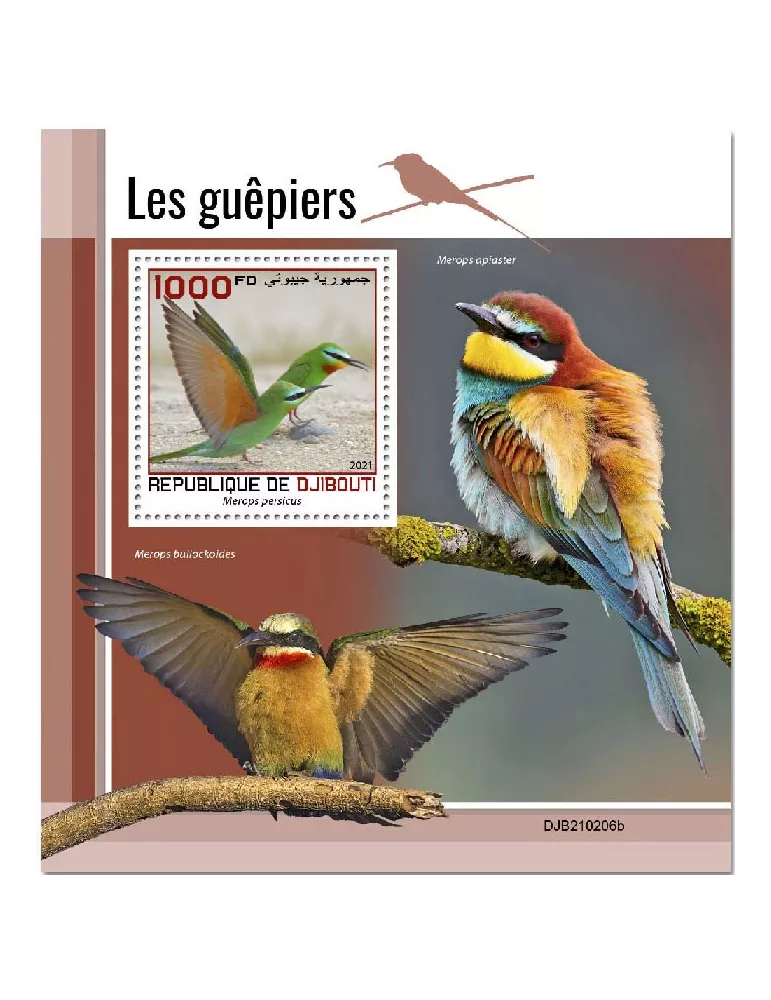 n° 676  - Timbre DJIBOUTI Blocs et feuillets