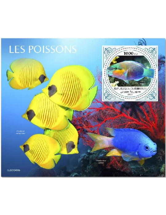 n° 717  - Timbre DJIBOUTI Blocs et feuillets