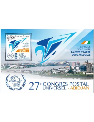 n° 729  - Timbre DJIBOUTI Blocs et feuillets