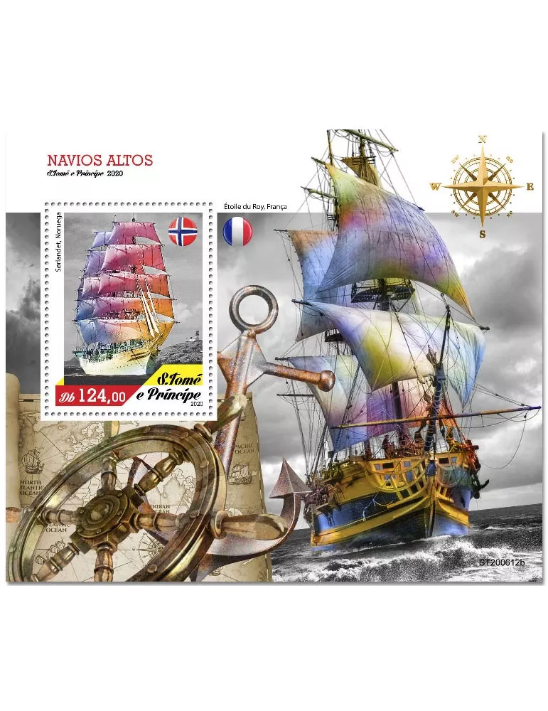 n° 1451  - Timbre SAINT-THOMAS ET PRINCE Blocs et feuillets