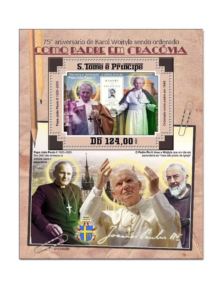 n° 1543  - Timbre SAINT-THOMAS ET PRINCE Blocs et feuillets
