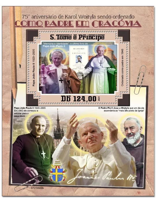 n° 1543  - Timbre SAINT-THOMAS ET PRINCE Blocs et feuillets