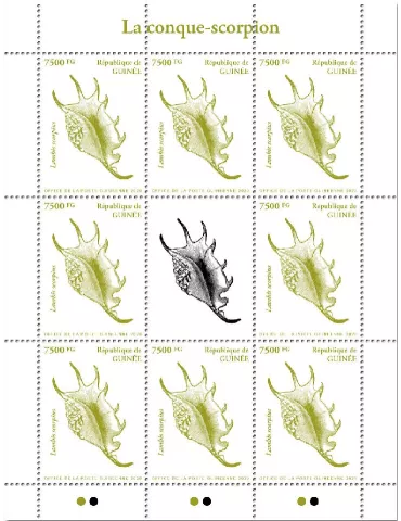 n° 10370  - Timbre GUINEE Poste