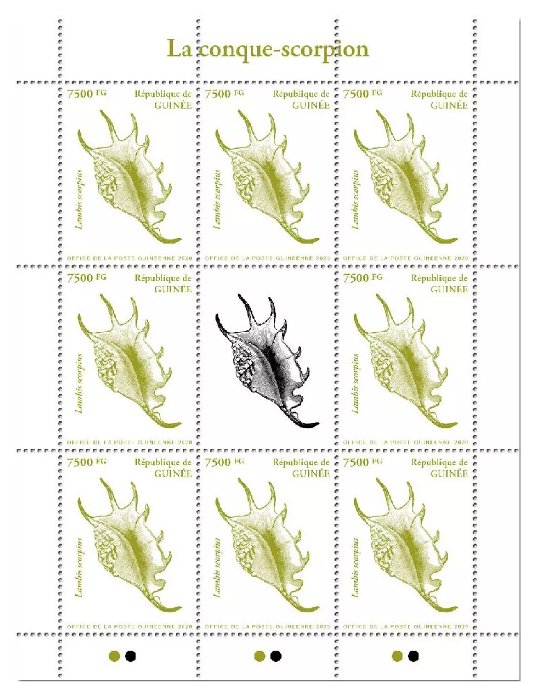 n° 10370  - Timbre GUINEE Poste