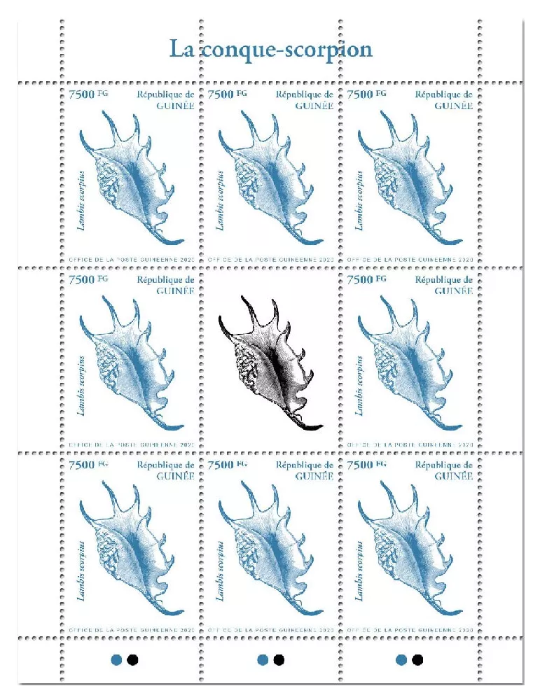 n° 10372  - Timbre GUINEE Poste
