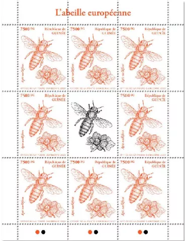 n° 10451  - Timbre GUINEE Poste