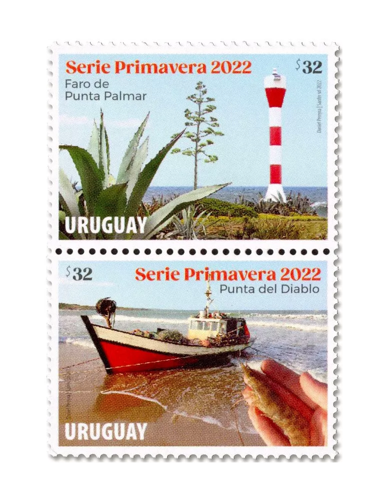 n° 3089/3090 - Timbre URUGUAY Poste
