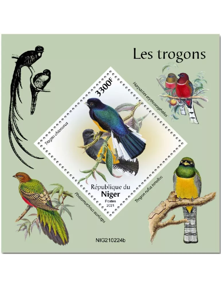 n° 1266  - Timbre NIGER Blocs et feuillets