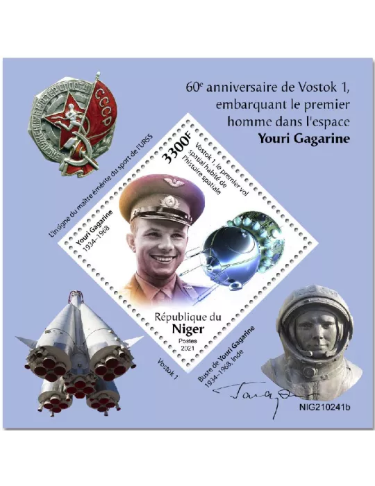 n° 1283  - Timbre NIGER Blocs et feuillets