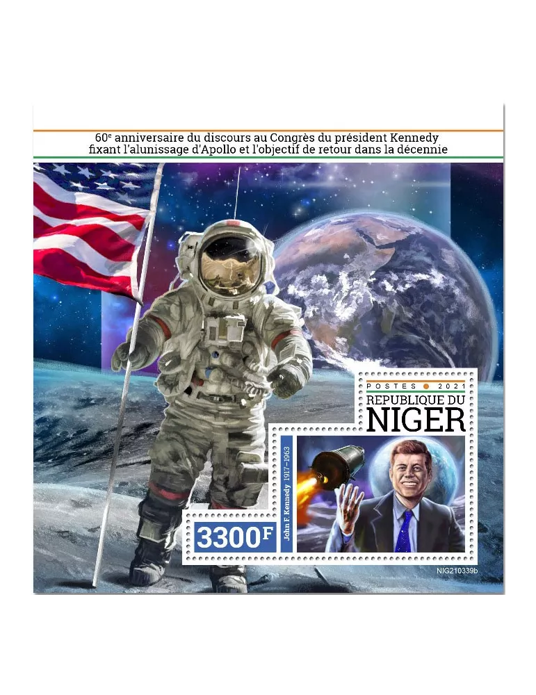 n° 1329  - Timbre NIGER Blocs et feuillets