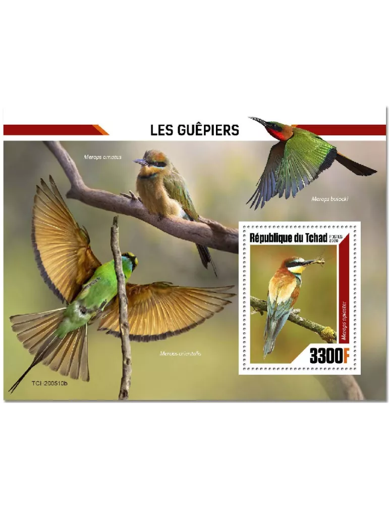 n° 375  - Timbre TCHAD Blocs et feuillets