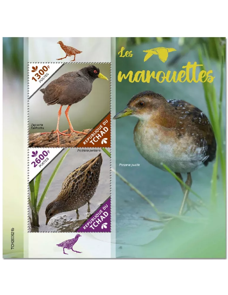 n° 412  - Timbre TCHAD Blocs et feuillets